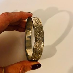 Coach Silver Bangle (one size)